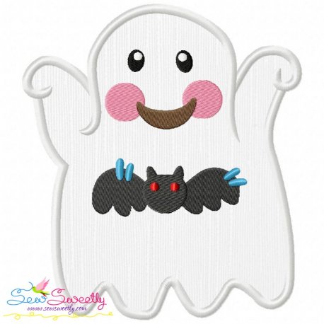Download Little Ghost-9 Machine Embroidery Applique Design For ...