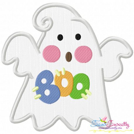 Download Little Ghost-8 Machine Embroidery Applique Design For ...
