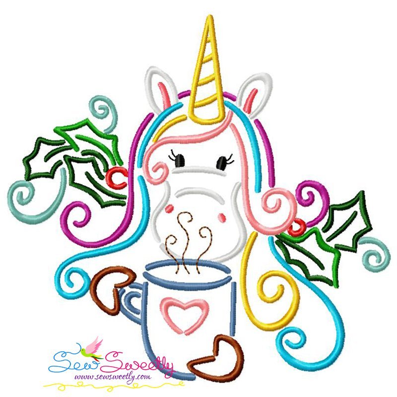 Download Christmas Unicorns Embroidery Design Bundle For Holiday ...